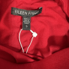 Eileen Fisher Jersey Dress Size S Red Long Sleeve Stretch Scoop Neck Lounge New