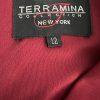 10-104.jpg Terramina NY Polyester Dress 12 Maroon Fit Flare Formal Party Maxi Bell Sleeves