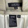 Kasper Women Polyester Rayon Skirt Suit 16 Green Ruffle Lined Wrap Belted 2PC