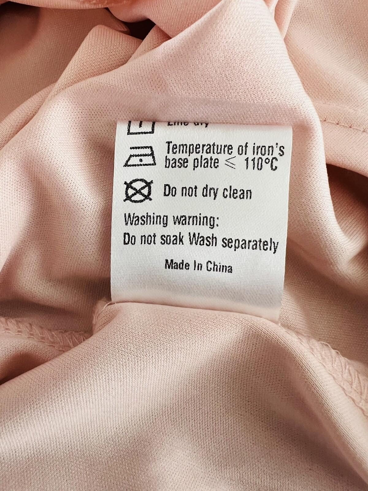 Ever Pretty Chiffon Gown Size 16 Pink V Neck Flutter Sleeve Empire Waist Stretch