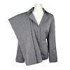 John Meyer Polyester Pant Suit Size 8 Black White Single Breasted Lined 2PC