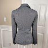 John Meyer Polyester Pant Suit Size 8 Black White Single Breasted Lined 2PC