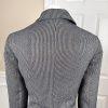 John Meyer Polyester Pant Suit Size 8 Black White Single Breasted Lined 2PC