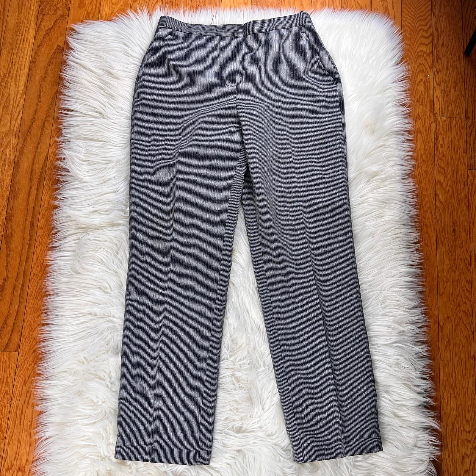 John Meyer Polyester Pant Suit Size 8 Black White Single Breasted Lined 2PC