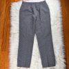 John Meyer Polyester Pant Suit Size 8 Black White Single Breasted Lined 2PC