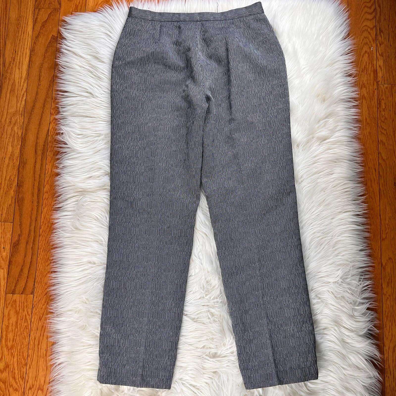 John Meyer Polyester Pant Suit Size 8 Black White Single Breasted Lined 2PC