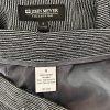 John Meyer Polyester Pant Suit Size 8 Black White Single Breasted Lined 2PC