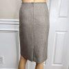 Le Suit Polyester Skirt Suit Size 10 Gray 2 Piece Notch Collar Career Set