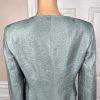 New KASPER 1PC Misty Green Polyester Lined Collarless Cocktail Blazer Size 4
