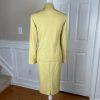 10-1108.jpg KASPER Women 2PC Gold Polyester Lined Single Breasted Skirt Suit Size 6