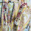 Zara Roxine Shirt Style Dress L Paisley High Low Hem Long Sleeves Belted Silky