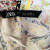 Zara Roxine Shirt Style Dress L Paisley High Low Hem Long Sleeves Belted Silky
