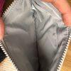 New LULULEMON Goody Bag Large Oversized Wristlet Clutch Shiny Silver