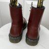 Dr Martens Air Wair 1460 Leather Boots 6M Cherry Red Combat Work 8 Eye Lace Up