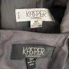 KASPER Women Polyester Dress Size 6P Suit Size 8P Gray Notch Collar Lined 2PC
