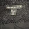 SAKS FIFTH AVENUE Black Tweed Open Front Zip Pockets Blazer Size XL
