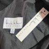 New Nicole Miller dress 10 black 3D applique Floral V neck cut out back y2k
