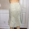 JONES NEW YORK 2PC Olive Green Floral Polyester Lined Flare Skirt Suit Size 10