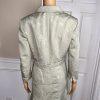 JONES NEW YORK 2PC Olive Green Floral Polyester Lined Flare Skirt Suit Size 10