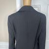Suit Studio Polyester Pant Suit Size 14P Black Ruffle Shawl Collar Lined 2PC New