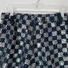 AKIRA Distressed Sequin Shorts Size XL Checker High Waist Boxy Silhouette Y2K