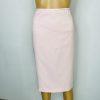 Le Suit 2PC Polyester Ruffle Shawl Collar Skirt Suit Size 14 Pink Timeless