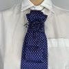 Elegant Handcrafted Necktie Necklace with a Detachable Brooch Effortlessly Chic