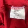 Eileen Fisher Jersey Dress Size S Red Long Sleeve Stretch Scoop Neck Lounge New