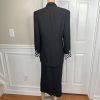 Moshita Couture Polyester Skirt Suit 14 Black White Beaded Lined Cocktail 2PC