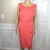 New JOHN MEYER 2P Coral Polyester Lined Collarless Dress Suit Size 16W MSRP 0