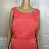 New JOHN MEYER 2P Coral Polyester Lined Collarless Dress Suit Size 16W MSRP 0