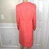 New JOHN MEYER 2P Coral Polyester Lined Collarless Dress Suit Size 16W MSRP 0