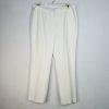 Tahari ASL & Kasper Pant Suit Size 16 Off White Black Collarless Professional