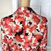 Le Suit Women Polyester Stretch Blazer Size 4 Floral Lined Notch Collar Cocktail