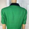 Kasper ASL Vtg Polyester Viscose Blend Skirt Suit Size 16 Green Short Sleeve 2PC