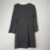 Juicy Couture Wool Blend Twist Cable Knit Cardigan M Double Breasted 3/4 Sleeve