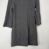 Juicy Couture Wool Blend Twist Cable Knit Cardigan M Double Breasted 3/4 Sleeve