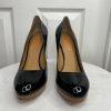 Michael Kors Black Patent Leather Platform Heels Pumps Shoes Size 9M