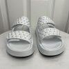 New Jeffrey Campbell White Patent Leather Studded Platform Strap Sandal Shoes 8