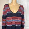 Lauren Ralph L Knit Skirt Sweater Top XL Indian Blanket Stripe Southwestern Set