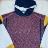New A Tiziano Premium Menswear Burgundy Quilted Hooded Sweater Size 5XL