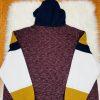 New A Tiziano Premium Menswear Burgundy Quilted Hooded Sweater Size 5XL