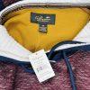 New A Tiziano Premium Menswear Burgundy Quilted Hooded Sweater Size 5XL