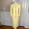 PRESTON & YORK 3PC Polyester Skirt 10 Suit 12 Top S 3PC Lined Cocktail Set New