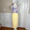 PRESTON & YORK 3PC Polyester Skirt 10 Suit 12 Top S 3PC Lined Cocktail Set New