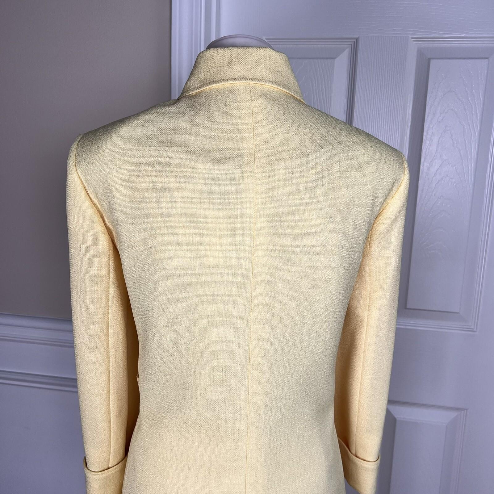 PRESTON & YORK 3PC Polyester Skirt 10 Suit 12 Top S 3PC Lined Cocktail Set New