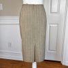 EVAN PICONE Women 2PC Peanut Polyester Stretch Lined Skirt Suit Size 8