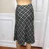 10-1692.jpg TAPE MEASURE 2PC Multicolor Tweed Lined Career Cocktail Flare Skirt Suit Size 4
