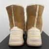 COACH Portia Winter Suede Boots Size 9B Tan Plush Shearling Spill Seams Sporty