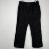 St John Collection Cotton Blend Denim Pants Size 16 Black Jeans Straight leg